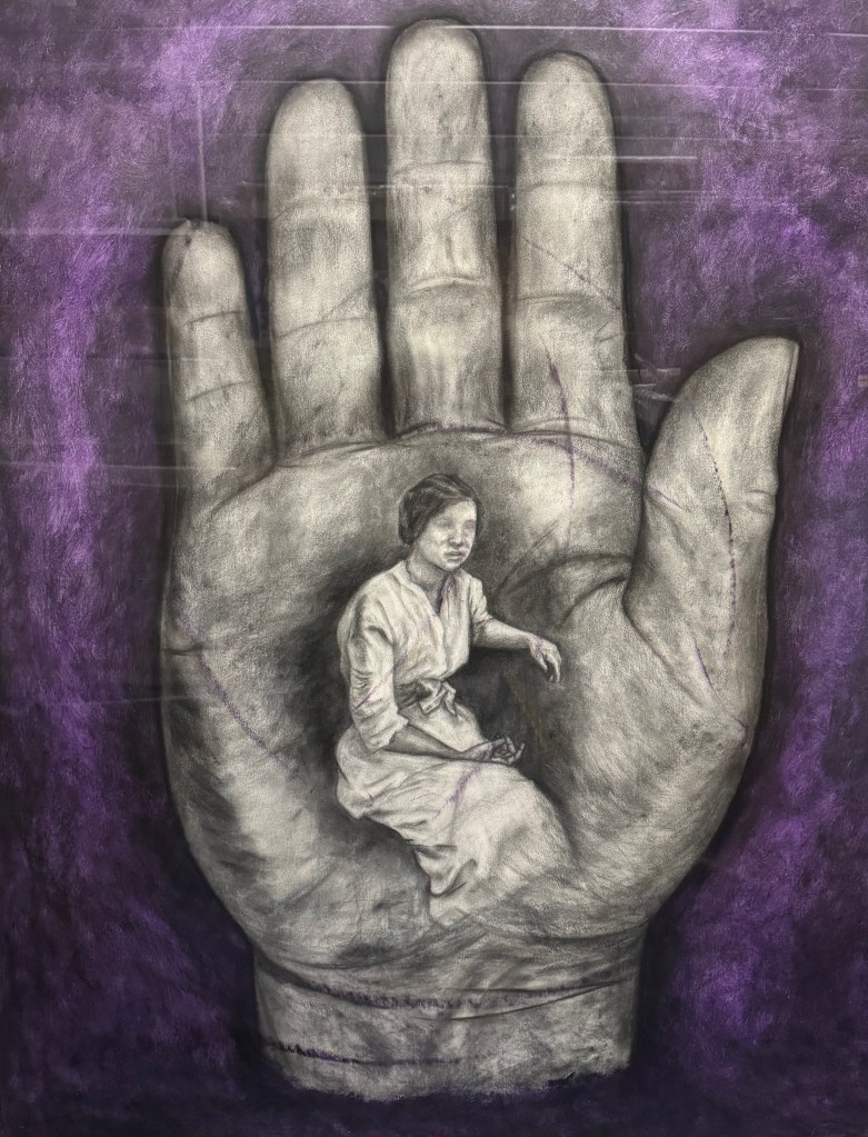 Hand VII, 1995
Whitfield Lovell
Oil Stick and Charcoal on Paper