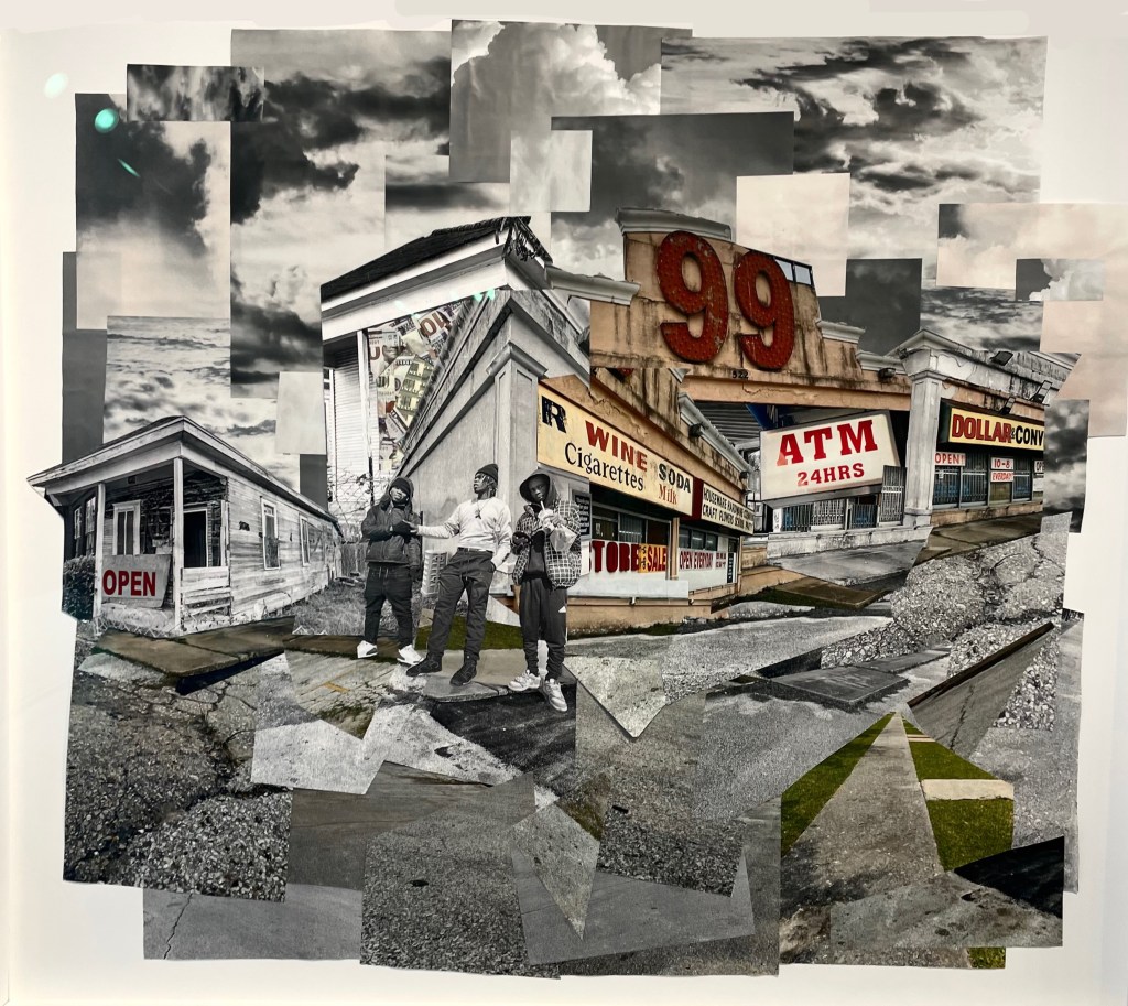 Meet Me at the Corner
Kaima Marie Akarue
Paper collage
48"x53"